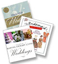 The Knot's Complete Guide to Weddings in the Real World, The Knot's Ultimate Wedding Planner, The Best of Martha Stewart Weddings, and The Bridesmaid's Survival Guide