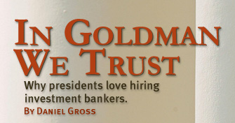 Moneybox: In Goldman We Trust