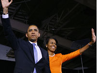 Barack and Michelle Obama. Click image to expand.