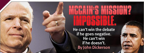 Politics: McCain’s Mission? Impossible.
