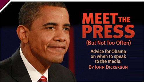 Politics: Meet the Press (but Not Too Often)