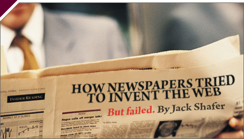 Press Box: How Newspapers Tried To Invent the Web