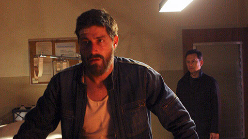 Matthew Fox and Michael Emerson in Lost.