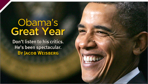 The Big Idea: Obama’s Great Year