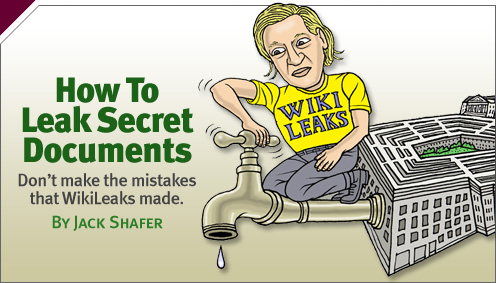 Press Box: How To Leak Secret Documents