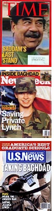 Time, Newsweek, and U.S. News & World Report