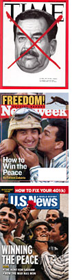 Time, Newsweek, and U.S. News & World Report