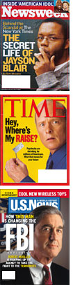 Newsweek, Time, and U.S. News & World Report