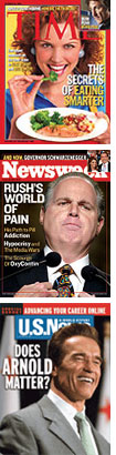 Time, Newsweek, and U.S. News & World Report