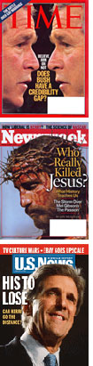 Time, Newsweek, and U.S. News & World Report
