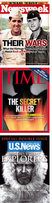 Newsweek, Time, and U.S. News & World Report