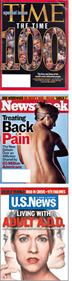 Time, Newsweek, and U.S. News & World Report