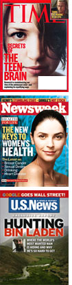 Time, Newsweek, and U.S. News & World Report