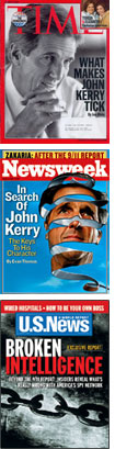 Time, Newsweek, and U.S. News & World Report