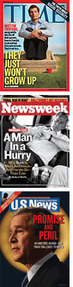 Time, Newsweek, and U.S. News & World Report