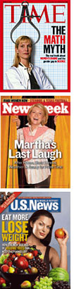 Time, Newsweek, and U.S. News and World Report