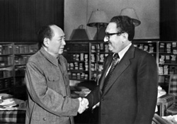 Henry Kissinger in China. Click to expand image.