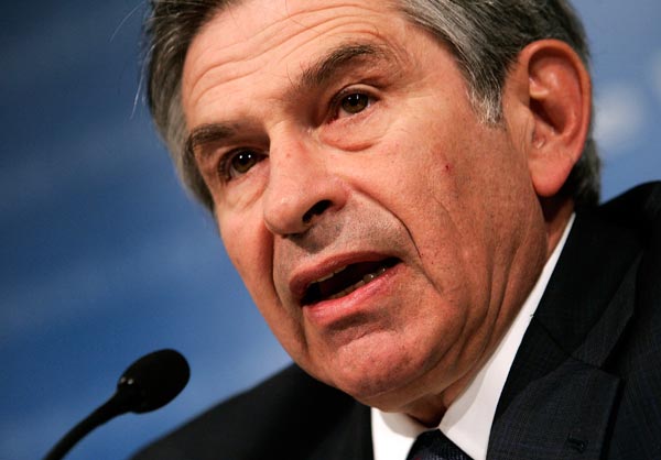 World Bank President Paul Wolfowitz.