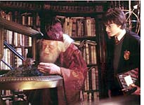 The late Richard Harris as Professor Dumbledore 