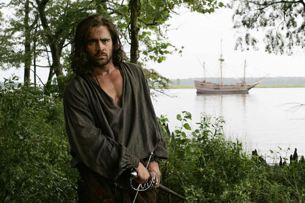 Farrell as Capt. John Smith.