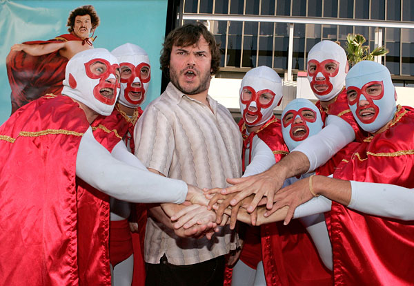 Jack Black at the Nacho Libre premiere.