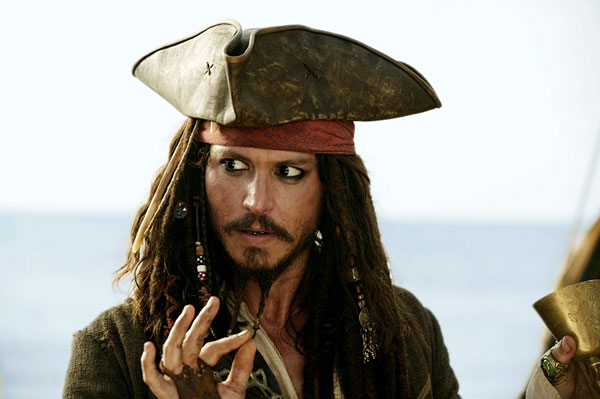 Johnny Depp In Pirates Of The Caribbean