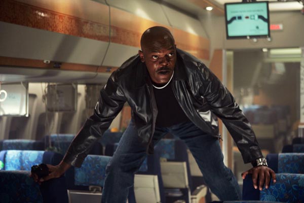 Samuel L. Jackson in Snakes on a Plane.