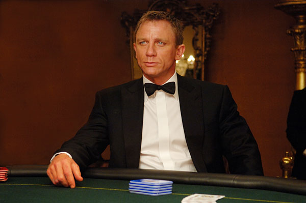 Daniel Craig in Casino Royale.
