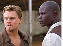 Leonardo DiCaprio and Djimon Hounsou in Blood Diamond. Click image to expand.