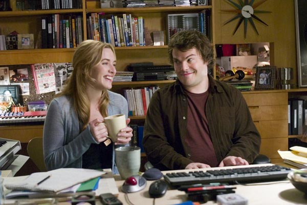 Kate Winslet and Jack Black in The Holiday.