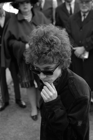 Cate Blanchett as Bob Dylan in I'm Not There.