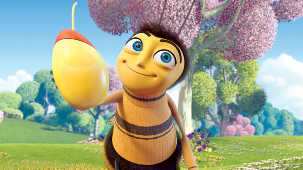 Jerry Seinfeld voices Barry B. Benson in Bee Movie.