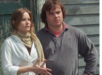 Jennifer Jason Leigh and Jack Black in Margot at the Wedding 
Click image to expand.
