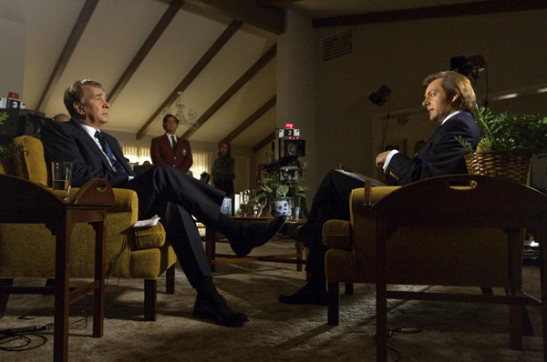 Frank Langella and Michael Sheen in Frost/Nixon.