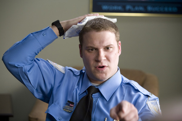 Seth Rogen as Ronnie in Observe and Report.
