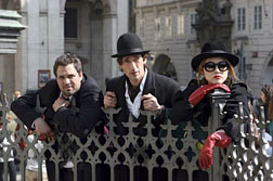 Mark Ruffalo, Adrien Brody, and Rinko Kikuchi in The Brothers Bloom