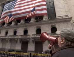 Michael Moore in Capitalism: A Love Story.