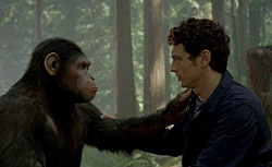 James Franco in Rise of the Planet of the Apes. Click image to expand.