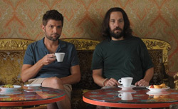 Adam Scott and Paul Rudd in "Our Idiot Brother."