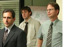 Steve Carell, John Krasinksi, and Rainn Wilson from the American version of The Office. Click image to expand.