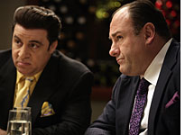 Steven Van Zandt and James Gandolfini in The Sopranos. Click image to expand.