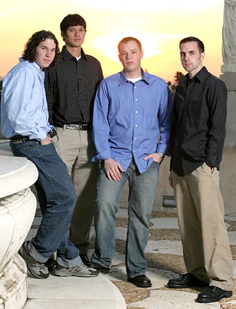 The four young men from God or the Girl.
