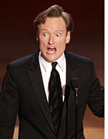 Emmy host Conan O'Brien. Click image to expand.
