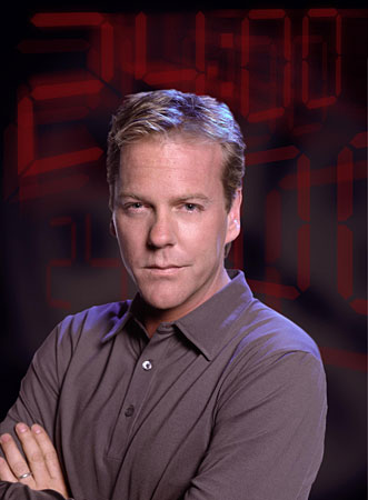Kiefer Sutherland as Jack Bauer.