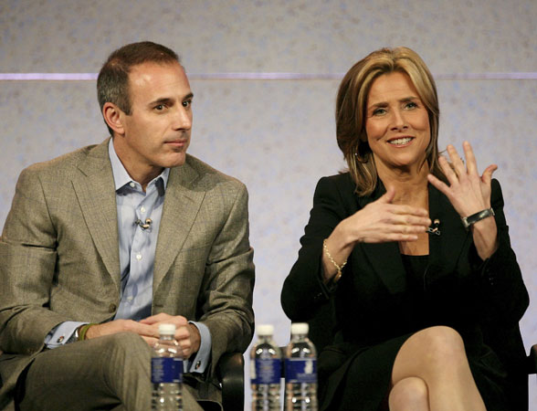 Today's Matt Lauer and Meredith Vieira.