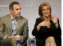 Matt Lauer and Meredith Vieira of "Today." Click image to expand.