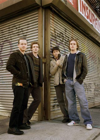 Thomas Guiry, Billy Lush, Jonathan Tucker, and Michael Stahl-David in The Black Donnellys. 