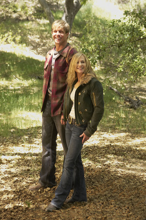 Kenny Johnson and Holly Hunter in Saving Grace.