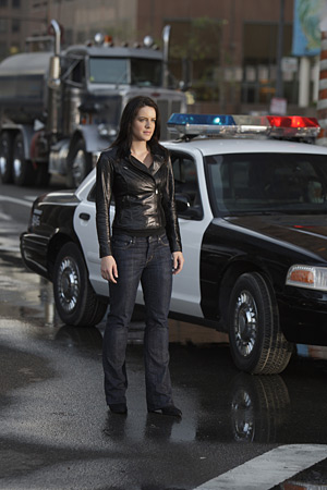 Michelle Ryan in Bionic Woman.