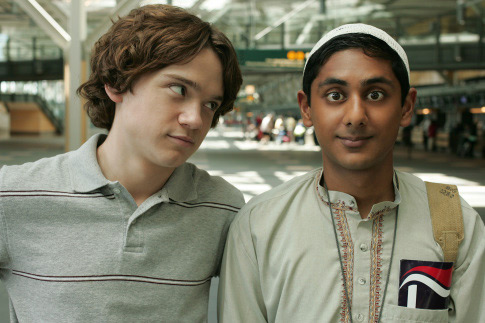 Dan Byrd and Adhir Kalyan in Aliens in America.